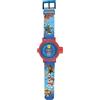 Lexibook Paw Patrol La Squadra dei Cuccioli Chase Schermo digitale per orologio a proiezione regolabile- 20 immagini Chase, Marshall, Skye, Rocky, Rubble Zuma - DMW050PALXB