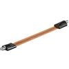 Goobay 11953 Cavetto Antenna Coax Passaggio Finestra SAT, Estremamente Piatto (0.3 mm), 0.2 m Lunghezza del Cavo