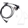 SODIAL Auricolare dritto trasparente auricolare flessibile trasparente Auricolare5500