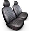 otoM Coprisedili in Similpelle Design New York 2+1 Compatibile con Ford Transit Custom 2023- (Sedile Diviso)