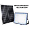 Faro Solare LED 500W Crepuscolare con Pannello Fotovoltaico + Telecomando 2025