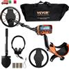 VEVOR Metal Detector Rilevatore Cerca Metalli Preziosi Oro Monete Impermeabile con LCD