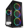 Sharkoon Case TG4M RGB ATX Gaming Nero con Illuminazione RGB