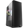 Sharkoon Case PC VS9 RGB Tower Nero con Pannello in Vetro Temperato