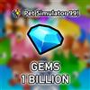Pet Sim 99 ✨Pet Sim 99✨500M-100B✨✨Gems✨PS99✨ Diamanti