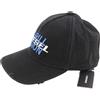 Diesel C-Stone Uomo Cappuccio Unica Taglia Baseball D-Rill Usion Cotone Nera