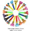 50 Pcs Fischietti Divertenti Per Feste Fischietto Festa Oggetti Scena