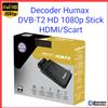 Humax Decoder Digitale Terrestre HUMAX Ricevitore Dvb-t2 Scart dtt lcn 265 Telecomando