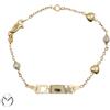 Bracciale oro giallo 18 kt 750 piastrina -844/VE-