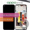 OPPO DISPLAY OPPO A73 5G CPH2161 SCHERMO LCD + VETRO TOUCH SCREEN CON FRAME RICAMBIO