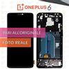 OnePlus DISPLAY ONEPLUS 6 OLED A6000 A6003 SCHERMO FRAME NERO LCD VETRO PARI A ORIGINALE