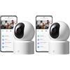 XIAOMI Smart Camera C201 La nitidissima risoluzione HD 1080p protegge ogni angolo della tua casa (Confezione da 2)