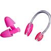 Cressi Ear Plugs & Nose Clip, Accessori per Nuoto e Piscina, Tappi Auricolari e Stringinaso Unisex Adulto, Rosa