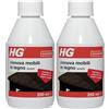 HG Restauratore Anti-Usura per Mobili in Legno Scuro, Pulisce e Rimuove Segni, Macchie, Aloni e Graffi, 250 ml (410030108) (Confezione da 2)