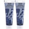 PEBEO 169360 Belle Arti Studio Acrilico 1 Tubo Blu/Nero 250 ml Iridescente (Confezione da 2)