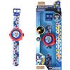 Lexibook, SEGA Sonic The Hedgehog, Orologio da proiezione regolabile con schermo digitale, Proietta 20 immagini di Sonic, per bambini, Blu/rosso, DMW050SNLXB