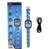 Lexibook, Sonic The Hedgehog, Orologio con fotocamera selfie, Schermo tattile HD, Fotocamera 720p, Lettore MP3, Altoparlante integrato, Registratore vocale, Contapassi, 5 giochi, Blu, DMW070SNLXB