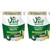 CHANTECLAIR VERT Vert - Ecodetergente Piatti - Fragranza Limone e Basilico, 100% Origine Naturale, Funzione Extra Sgrassante e Risciacquo Facile, Ipoallergenico, Adatto anche a Pelli Sensibili - Flacone da 1000ml