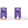 Lansinoh NaturalWave - Ventosa, misura L, flusso rapido del latte, 2 pezzi (confezione da 2)