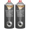KREUL 840400 - Zapon Varnish Spray 400 ml Vernice protettiva trasparente per superfici metalliche lucide Anti-appannamento, anti-discolorazione e anti-corrosione (Confezione da 2)