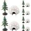 Igloo Giocattolo Accessori Per L'albero Di Natale Mestiere Degli Miniature