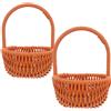 2 Pcs Mini Cestini Intrecciati Cestino Matrimonio Cesto Di Fiori Per La Fioraia