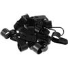 50 Pcs Clip Per Luci A Corda Supporto Cavo TV Coassiale Ferma Muro Cavi Parete