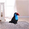 Peluche a forma di tucano, decorativo, robusto, per ristorante, vacanze,