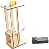 Kit Fai Da Te per Modelli di Ascensore, Kit per Gru, Puzzle in Legno,