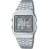 Casio Orologio da polso uomo Casio con cinturino in metallo A500WA-7 - Design digit...