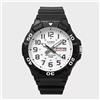Casio Orologio da polso uomo Casio MRW-210H-7A - Quadrante bianco audace con cintur...