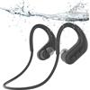 SANOTO In Ear Cuffie Subacquee per Piscina, Auricolari Conduzione Ossea | Nero,