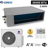 Gree Climatizzatore mono canalizzato Gree R32 36000 Btu A++ A+ comando incluso U-MATC