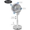 Macom Ventilatore Tornado Tower Ventilatore piantana con doppia oscillazione ver