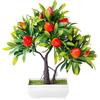 Albero Di Arance Artificiale Fragole Finto Corbezzolo Pianta Arredamento