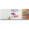 GIOTTO Supermina - Astuccio in Metallo da 50 Matite a Pastello Colorate + 2 Mati