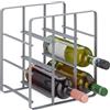 Cantinetta per 9 Bottiglie, Scaffale Portabottiglie in Ferro Verniciato a Polver