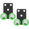 2 Pcs Puleggia Dell'armadio Della Porta Rotelle Per Ante Scorrevoli Porte