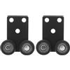 2 Pcs Puleggia Dell'armadio Della Porta Rotelle Per Ante Scorrevoli Porte