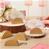 24x Porta segnaposto in legno con clip per menu per compleanni, ristoranti,
