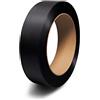 REGGIA POLIPROPILENE HQ REGGETTA NERA 15 x 0,80 BOBINA DA 1500 MT (FORO 392 mm)