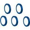 syrom 5 ROTOLI NASTRO SIGILLATRICE 9 mm x 66 m BLU PER DISPENSER SIGILLA DA TAVOLO