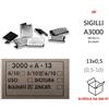 SIGILLI REGGIA 13X0,5 (5/10) PER REGGETTA ALTA QUALITA' BOX DA 500 PZ