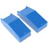 2 Pezzi Portable ABS Pill Splitter Cutter Case Container Organizer Da Viaggio