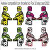 adesivi compatibile con forcella FOX 32 step -cast 2022 in kristal