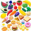 Joyin inc JOYIN 50 pezzi cibo cucina giocattolo cibo di plastica cibo finto frutta plastic
