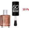 Rimmel London 10 Pz Rimmel London Smalto Per Unghie 60 Seconds Super-Shine 709 Top less 8ml