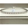 BRACCIALE TENNIS UNISEX IN ORO BIANCO 18KT DIAMANTI NATURALI CT. 3,72 NUOVO