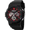 Sector Orologio Uomo SECTOR EX-40 R3251238001 Silicone Nero Chrono Alarm Dual Time
