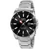 Sector Orologio Uomo SECTOR 450 R3253276011 Bracciale Acciaio Nero Sub 100mt